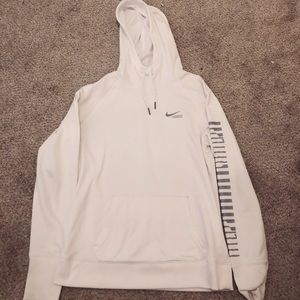 White Nike Lacrosse Dry-Fit Sweatshirt